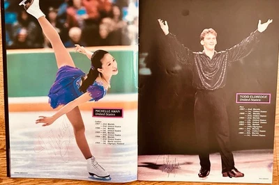 1997 Skating Champions signed program Michelle Kwan Oksana Baiul Boitano Galindo - Image 1 of 4