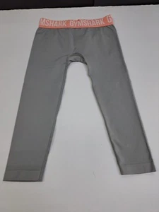 GYMSHARK Youth Girls Grey Leggings Size Small #7420 - Picture 1 of 7