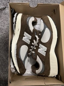 Zapatos para correr clásicos New Balance 2002R marrón gris para hombre M2002RHS - Imagen 1 de 11