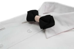 Boys Diamond Cotton Pattern Bow Tie Pre-Tied Bowtie Wedding Formal Ties - Picture 1 of 3