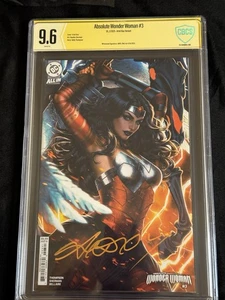 Absolute Wonder Woman #3  CBCS 9.6 Signed Ariel Diaz (IMO better than CGC) NM - Picture 1 of 3
