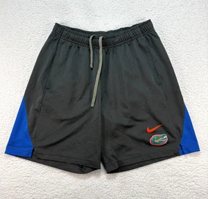 Nike Florida Gators Shorts Men's Medium Gray Blue Drawstring NCAA Team Gear - Picture 1 of 10