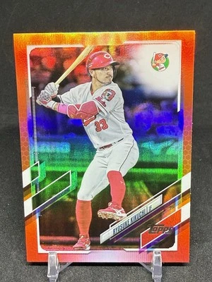 2021 Topps NPB Nippon Pro Baseball #50 Ryosuke Kikuchi Orange Refractor /25  - Image 1 of 2