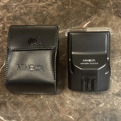 Minolta Maxxum 2000i Shoe Mount Flash - tested, works good - Image 1 of 3