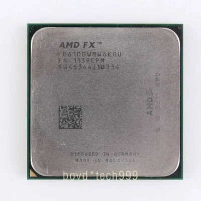 AMD FX-6100 CPU Six Core 3.3 GHz FD6100WMW6KGU Socket AM3+ Processor - Image 1 of 4