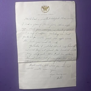 WWII Soldier Letter 1943 Fort McClellan AL Handwritten by “Bill” to Mattie - Picture 1 of 6