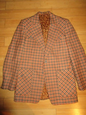 Chaqueta ABRIGO DEPORTIVO SHEPLERS Western Wear de lana vintage años 70 42 largo hecho en unión Foto 1 de 4