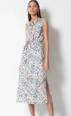 Maxi Vestido Para Mujer TART Adya Verano Estampado Brisa Talla M Algodón Orgánico Cómodo Foto 1 de 4