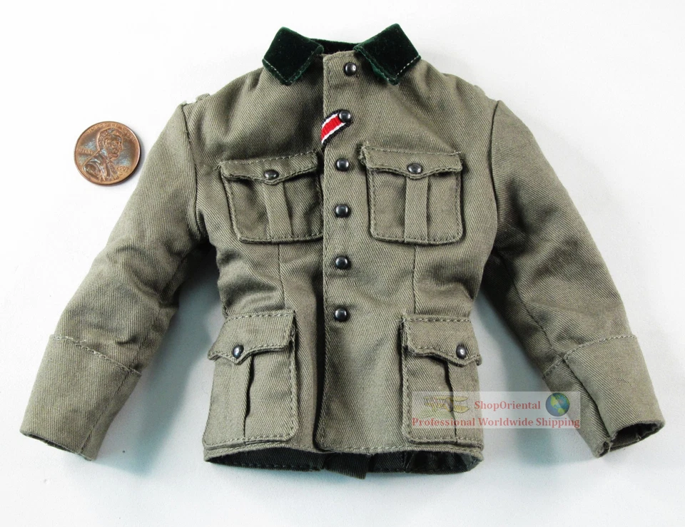 1:6 FIGURE GERMAN Mountain Division Handschar UNIFORM Field Blouse Tunic FH_6B - Image 1 of 1