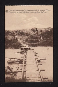 37892/ AK - 1. Weltkrieg - Passerelle au dessus d´un trou de… - ungebraucht - Bild 1 von 1