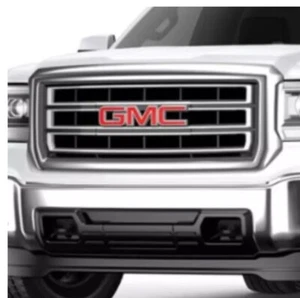 2015 GMC Sierra 1500 Grille SILVER w/ Chrome Surround OEM 22972213 - NEW - Picture 1 of 15
