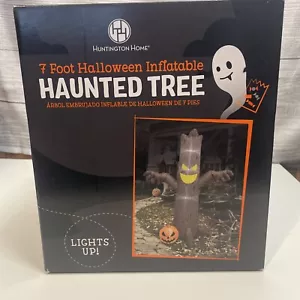 Huntington Home 7 Foot Halloween Inflatable Light Up Haunted Tree New In Box - Picture 1 of 4