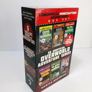 AN UNOFFICIAL MINECRAFT OVERWORLD ADVENTURE Boxed Set of 6 books Danica Davidson - Picture 1 of 9