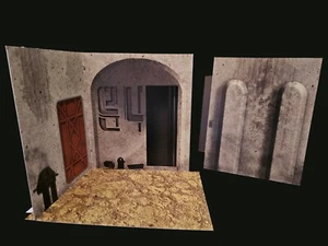 Mos Eisley Docking Bay 94 Entrance Alley Backdrop Diorama Hasbro Kenner StarWars - Picture 1 of 10
