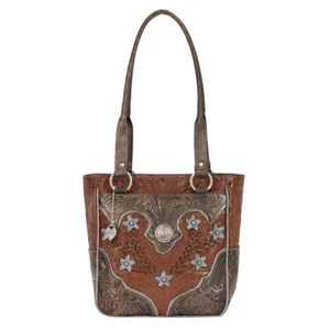 American West Desert Wildflower Zip-Top Bucket Tote - Picture 1 of 8
