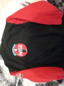 Original Coca Cola Lined Jacket perfect condition warm winter jacket size large - Picture 1 of 4