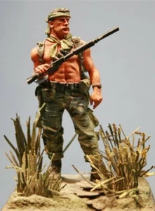 Peddinghaus 1/35 US Special Forces LRRP Soldier 'Rambo' w/Shotgun in Vietnam 771 - Picture 1 of 1