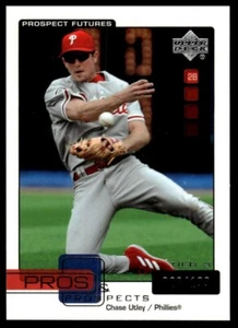 2005 Upper Deck Pros And Prospects #177 Chase Utley Tier 3 SN /199 Phillies RC - Picture 1 of 2