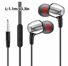 3.5mm Stereo InEar Microphone Earbuds for Jogging/MP3/MP4/Phones/Laptop