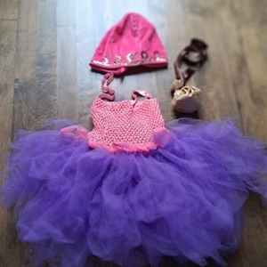 Disney Jake Never Land Pirates Izzy Girls tutu pink costume custom made size 4 - Picture 1 of 3