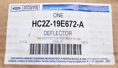 Deflector de soporte de radiador delantero superior genuino Ford número de pieza - HC2Z19E672A Foto 1 de 2