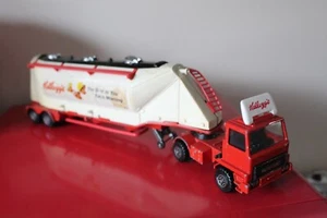 Streichholzschachtel 13" BEDFORD LKW K-3 KELLOGGS Getreidetransporter 1979 Superkings ROT - Bild 1 von 9