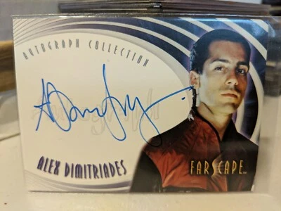 Farscape Through The Wormhole Alex Dimitriades as Lt. Velorek A61 Autograph 2004 - Image 1 of 2