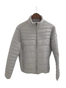 MICHAEL KORS Womens Size UK Medium Light Grey Casual Puffer Jacket PRE-LOVED - Picture 1 of 8