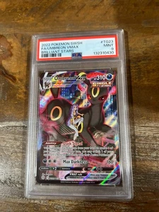 POKEMON 2022 Brilliant Stars Full Art UMBREON Vmax #TG23 PSA 9 Mint RARE - Picture 1 of 2