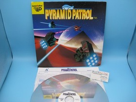PYRAMID PATROL Pioneer Laser Active Mega LD Disc Game TAITO +Instructions Japan
