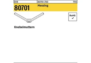 Reyher Knebelmutter DIN 80701 M 20 Messing - Bild 1 von 1