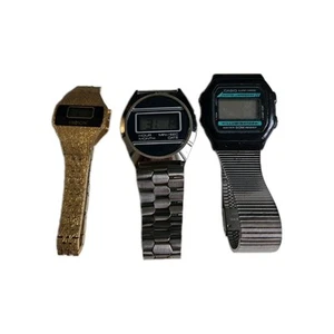 Vintage Watches Lot 3 Parts Or Repair Casio, Euro Sonic - Picture 1 of 9