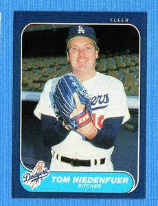 1986 Fleer #139 Tom Niedenfuer Los Angeles Dodgers - Picture 1 of 1