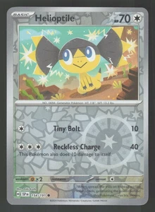 Helioptile 154/191 Reverse Holo Pokemon SV08: Surging Sparks - Picture 1 of 2