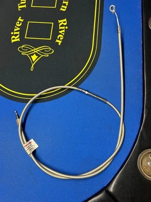 Cable de embrague de acero inoxidable marca Burly 2000-11 Harley Davidson Softail FLSTC 3004-14 Foto 1 de 2
