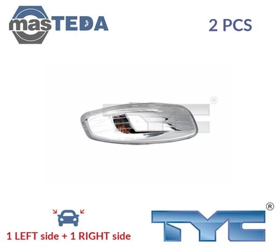 18-0357-00-2 INDICATOR LIGHT BLINKER LAMP PAIR OUTSIDE MIRROR TYC 2PCS NEW - Image 1 of 4