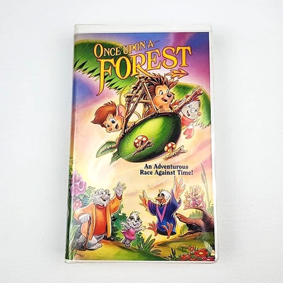 Once Upon a Forest VHS 1993 Animated Family Adventure Fox Video Clamshell Case - Image 1 of 4