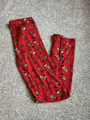 Leggings Hombre Pan de Jengibre Rojo Navidad Foto 1 de 3