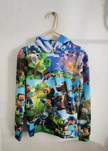 Minecraft All-Over 3D Graphic Print Hoodie Pullover Youth Boys Medium YM (Large) - Picture 1 of 4