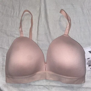 Auden Bra 34 C Pink Has A Mark On Back Wire free Lightly Lined - Picture 1 of 4