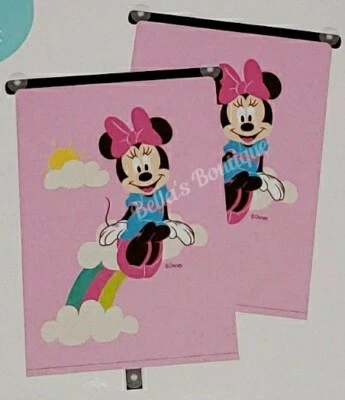PACK DE 2 PARASOLES DISNEY BABY MINNIE MOUSE con 3 VENTOSAS. Foto 1 de 2
