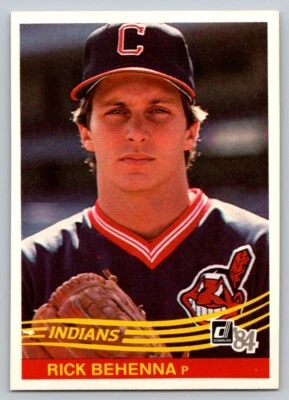 1984 Donruss - #346 Rick Behenna (RC) - Image 1 of 2