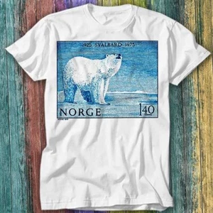 1975 Noruega Svalbard oso polar estampilla de franqueo camiseta 551 - Imagen 1 de 2