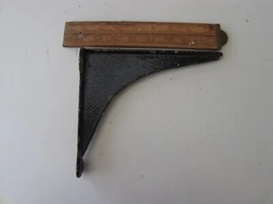 RECLAIMED "HEAVY CAST IRON BRACKET" ONLY ONE 8 X 7 INCHES. - Picture 1 of 1