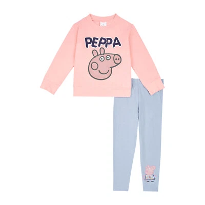 Peppa Pig Mädchen Pullover & Leggings Set, Peppa Pig Bekleidungsset, Alter 1 bis 6 Jahre