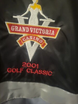 Novo com etiquetas~ Grand Victoria Casino Elgin~~Jaqueta de golfe~~Ashworth~~Tamanho X-Grande - Imagem 1 de 4