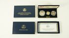 2001 Us Capitol Visitor Center 3 Coin Commemorative Proof Set $5 Gold Silver Ogp