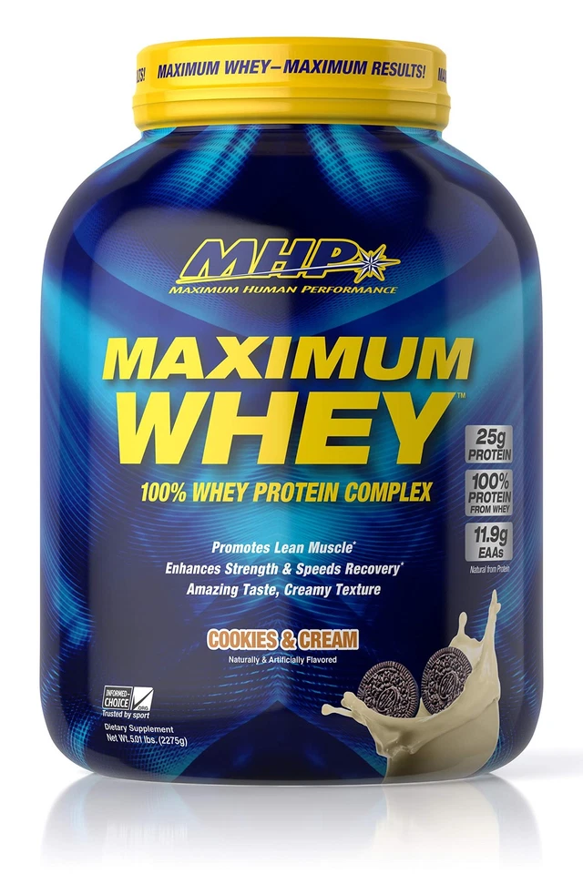 Maximum Whey Protein, 25g Fast Acting Delicious Tasting , Cookies & Cream, 50 - Изображение 1 из 1