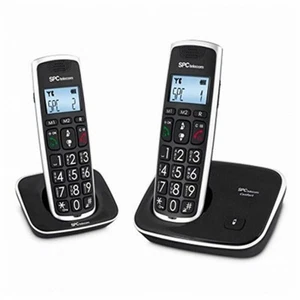 Kabelloses Telefon Telecom 7609N [2 pcs] Schwarz - Bild 1 von 1