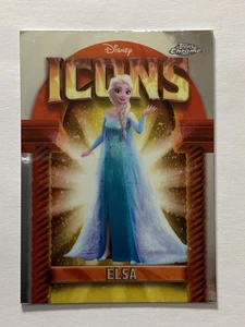 Inserto de iconos de Disney cromados Topps 2025 #DI-24 Elsa Frozen 29 - Imagen 1 de 2